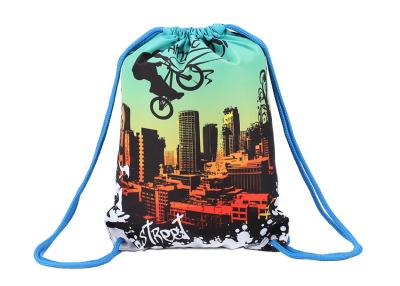 China Sublimation Druckzug-Einkaufsnetz, Turnhallen-Sondergröße-Schnur-Sport-Tasche zu verkaufen