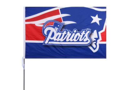 Cina Dimensioni della bandiera di logo di fan di New England Patriots le grande logo del cittadino 3D di 150CM x di 100 in vendita