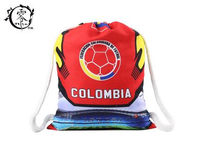 China National Team Football String Bags , Personalized Athletic Sports Cinch Bags for sale