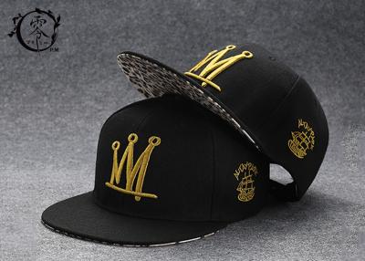 China Rapper Caps Printed Headwear Flat Snapback Baseball Caps Adjustable Mesh Hat One Size for sale