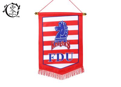 China NCAA FDU Knights Multicultural Flag Banners Size 9 x 15'' Polyester Sublimation Printed for sale