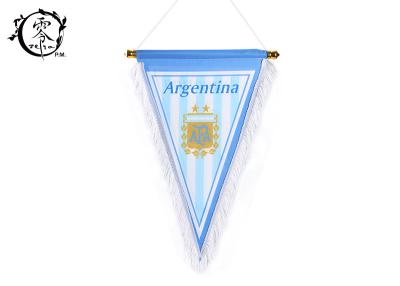 China Argentina World Cup National Pennant Flags , Sublimation Printed National Country Team Banner Flags for sale