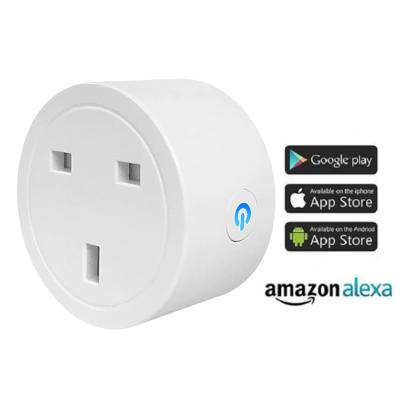 China Stored Smart EU USA UK Plug WiFi Tuya Life APP Control Smart Works with Alexa Google Assistant Smart Plug Alexa for sale