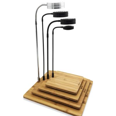 China BSFH Sustainable Lamp Solid Wood Base Led Lamp Aquarium Water Grass Light High Power Bracket for sale