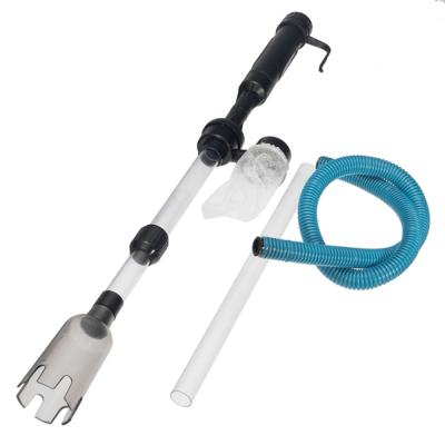 China Viable Aquarium Equipments Battery Siphon Powered Aquarium Vacuum Gravel Water Filter Siphon Clean Filter Fish Tank Cleaner Tools for sale