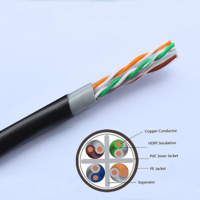 中国 4Pairs UTP Cat6のイーサネット ケーブル ロール保護されていない歪んだケーブル 販売のため