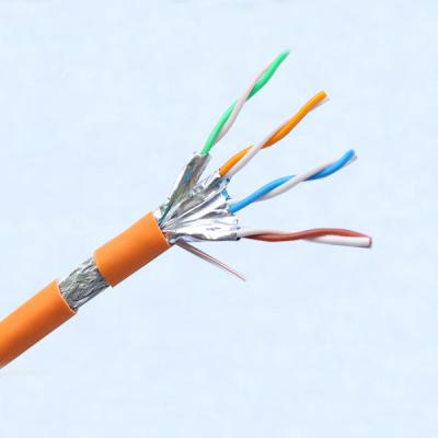 중국 4Pairs Rj45 SFTP 패치 케이블 23AWG Cat 7 Ethernet 케이블 명부 판매용