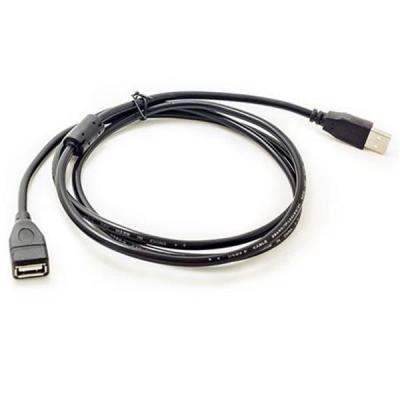 Cina Il riempitivo nero ad alta velocità di USB 2.0 cabla 1.5m un maschio ad un cavo femminile di USB in vendita