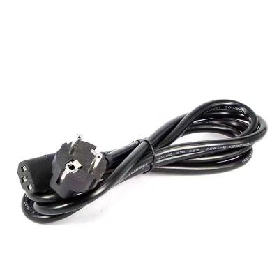 China De EU-Stop 3 het Materiaal van PIN Computer Monitor Power Cord 0.3mm2 CCA Te koop