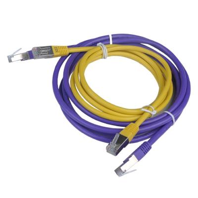 中国 カスタマイズされた1mのCat6パッチ・コード8の中心Cat6 STPのイーサネット ケーブル 販売のため