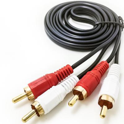 China El cable estéreo sistema de pesos americano de la chaqueta de PVC los 20m RCA tapa 2RCA a 2RCA en venta