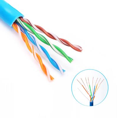 China Ethernet 305m der hohen Qualität lan-Kabel 4pair bloße kupferne utp cat5e Netzkabel zu verkaufen