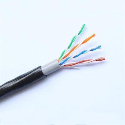 中国 4組のCat5e LANケーブル防水24AWG Cat5eのケーブル 販売のため