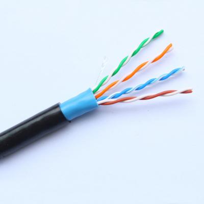 China Ethernet-Kabel RoHS Cat5e CCA Cat5e UTP wasserdichtes Ethernet-Kabel im Freien zu verkaufen