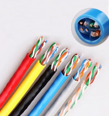 中国 0.57mm Cat6 LANケーブル 販売のため