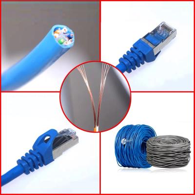 China Porque cabo Cat6 CCA UTP Lan Cable Cat 6 maioria de 0.57mm à venda