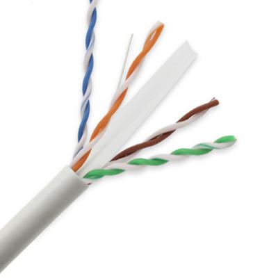 중국 UTP 타입 LSZH Cat6 랜 케이블 BC 0.57 밀리미터 23AWG 판매용