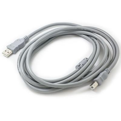 China Grijs een Mannetje aan Mannelijke de Gegevensoverdracht USB 2,0 Kabel 5M van B Customized Te koop