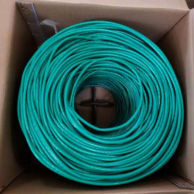 中国 LDPEの外装0.54mm Cat6 LANケーブルの裸の銅の円形ワイヤー 販売のため