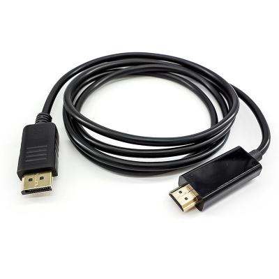 China Encuentro del puerto video de la pantalla de ordenador del interfaz del DP del cable de 1080P HD al adaptador de HDMI en venta