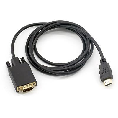 中国 プロジェクター コンバーター ケーブルへのVGA HDのアダプター1.8mのラップトップへのHDMI 販売のため