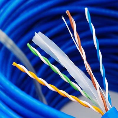 China Körper-Kupfer HDPE Cat6 UTP Lan Cable Outdoor 23AWG 0.57mm zu verkaufen