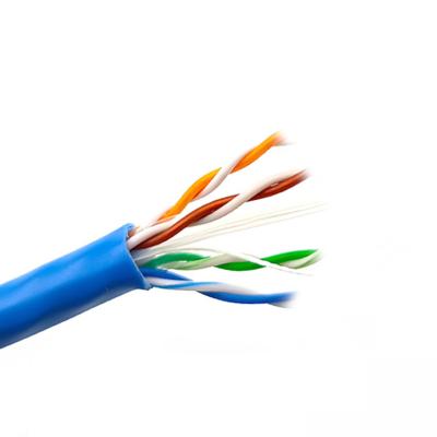 중국 비차폐 23AWG 동박 알루미늄 4쌍 Cat6 모니터 랜 케이블 판매용