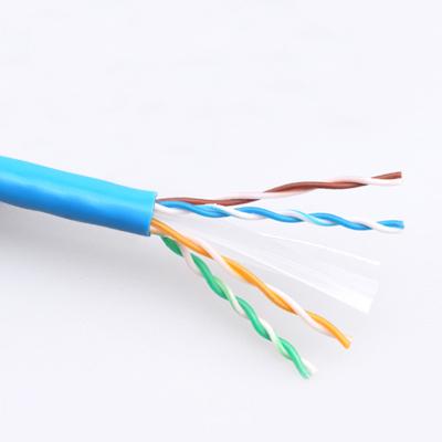 China 305M / HDPE van broodjesethernet Lan Cable Categorie 6 Voorzien van een netwerkkabel 0.50mm CCA Blauw Te koop