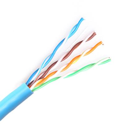 中国 Cat5e Utp 305m青い裸の銅LANネットワーク ケーブル 販売のため