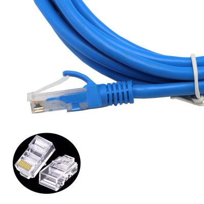 Cina Computer Communicatioan Lan Cable Blue 3M di Utp del cavo di toppa di Rj45 Cat5e in vendita