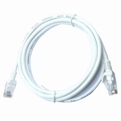 China Unshielded Jacke Cat5e-Flecken-Kabel 24AWG bloße kupferne HDPE AI Plastik LSZH zu verkaufen