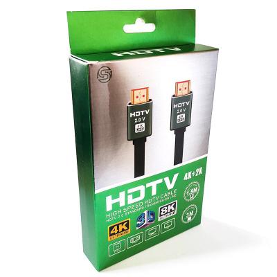 China Varón del OEM a la ayuda de cable de alta velocidad de 3M 2.0v HDMI del varón 3D 4K 1080P en venta