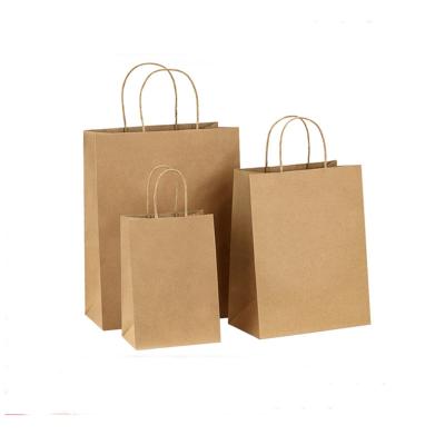 China Wholesale Recycled Materials Paper Sack Gift Custom Paper Bags With Handles for sale