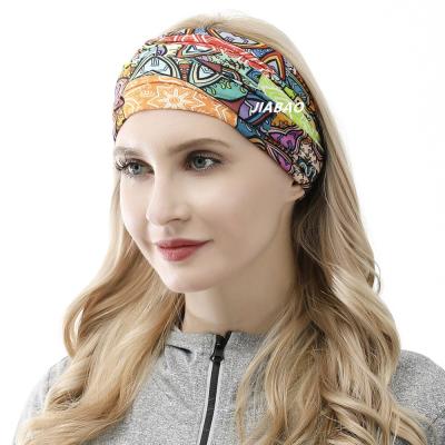 China REPREVE Multifunctional Seamless Tube Recycled Polyester Seamless Multifunctional Headband For Women for sale