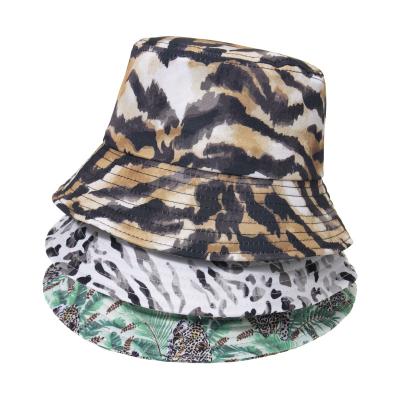 China Colorful Image Designer Cheetah Hat Factory Wholesale Cheetah Bucket Hat With Running Logo Bucket Hat for sale