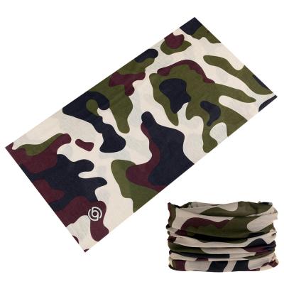 China Custom 100% Polyester Bandana Manufacturer Camouflage Cuff Fashion Sports Bandana for sale