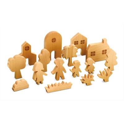 China Montessori Learning Community Non-Toxic Material Wooden Toys Set For Children for sale