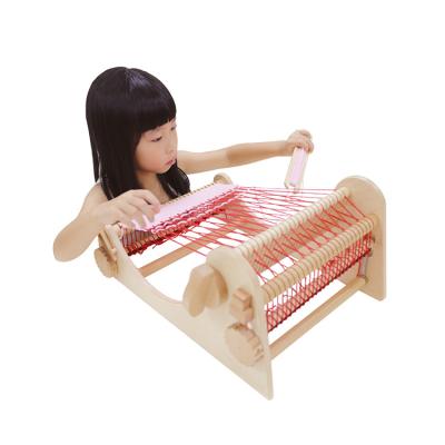 China Home Crafts Toy Stem Kit Art Craft Hot Sale Mini Learning Loom Weaving Decorating Tool for sale