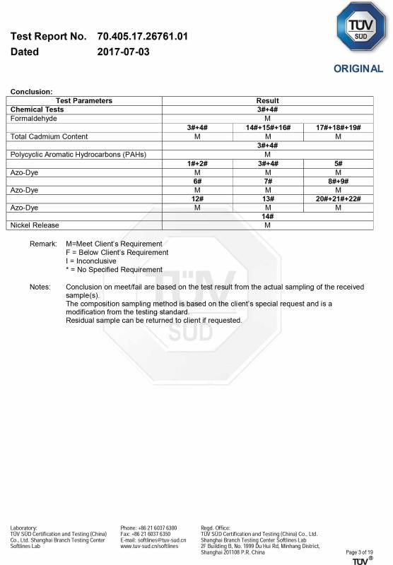 Chemical Tests - Guangzhou Rsforever Industry and Trade Co., Limited