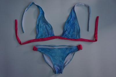 China Soem sublimierte schnelle trockene Mädchen-Dame zweiteilige Badeanzüge/Bikini-Badeanzüge zu verkaufen