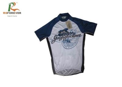 China Luvas de Raglan brancas personalizadas Digitas do preto do corpo da camiseta do ciclismo impresso à venda