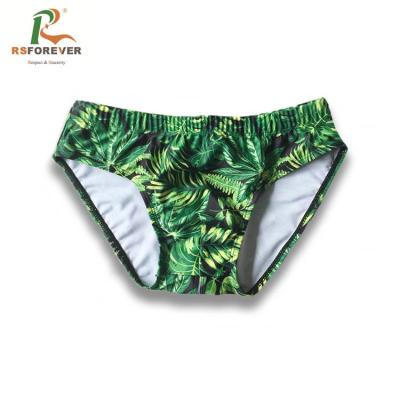 China Kundenspezifische Druckschwimmen-Memoranden der Lycra-Spandex-Badebekleidungs-/Maschen-Gewebe-Art-Männer zu verkaufen