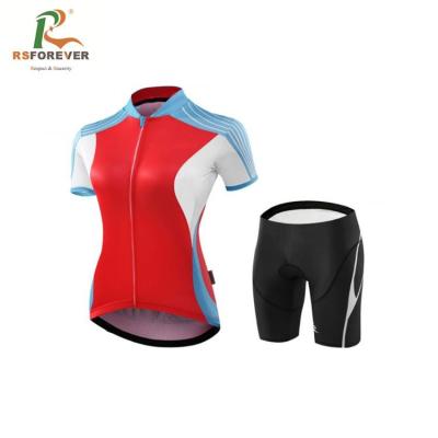 China custom sublimation cycling suit wear high quality cycling jersey and pants set for sale