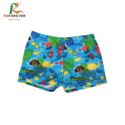 China Polyester/Spandex Kids Swimwear Pants Children Swimming Trunks Boys Boardshorts for sale