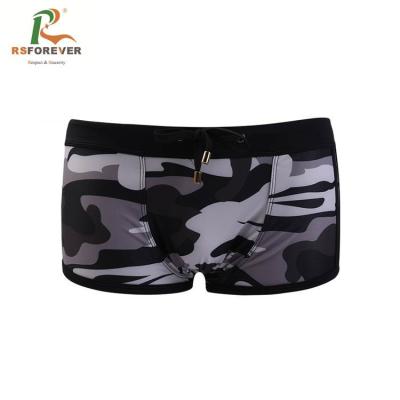 China custom printing swim trunk quick dry swimming short men swim brief for sale