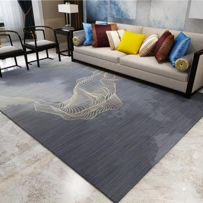 China Stain Resistant Gray Accent Modern Abstract Area Rug Non-Shedding Adorning Chic Non-Shedding Blanket For Living Room Bedroom, 2' X 3' (60*90CM) for sale