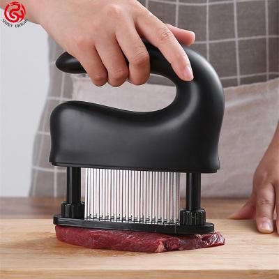 China 2022 New Product Stainless Steel Needle Ultra Sharp Blade Tenderizer Viable Steak Beef Meat Tenderizer Kitchen Cooking Tool for sale