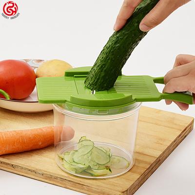 China Multi Sustainable Slicer Manual Kitchen Slices And Cuts Vegetable Cutter Tools Food Hand Grater for sale