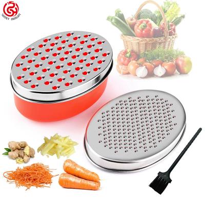 China Viable hot sale multifunctional kitchen vegetable box grater with container for sale