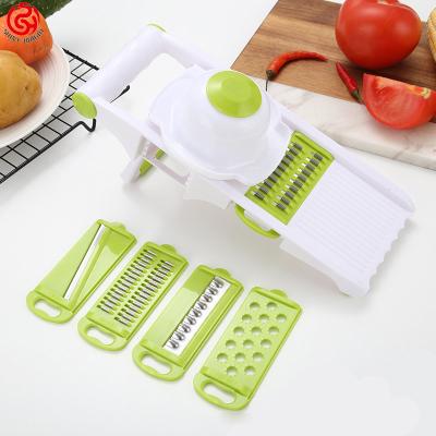 China Hot Selling Viable Chopper Manual Function Multifunctional Vegetable Cutter Container Kitchen Stainless Steel Carrot Graters Cheese Cutter Slicer for sale